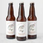 Étiquette Pour Bouteilles De Bière Pêche terminée (Bouteilles)