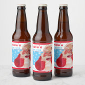 Étiquette Pour Bouteilles De Bière Père Noël Winter Lager (Bouteilles)