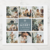 Étiquette Pour Bouteilles De Bière Photos Multi Holiday | Merry Christmas | (Étiquettes simples)