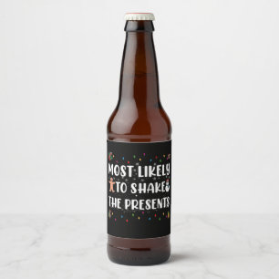 Étiquette Pour Bouteilles De Bière Plus susceptible de secouer les cadeaux Drôle de N