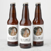 Étiquette Pour Bouteilles De Bière Pour le père qui répare tout" (Bouteilles)