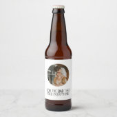 Étiquette Pour Bouteilles De Bière Pour le père qui répare tout" (Devant)