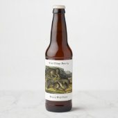 Étiquette Pour Bouteilles De Bière Prairie Wolf (Devant)