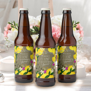 Étiquette Pour Bouteilles De Bière Presse-citron 