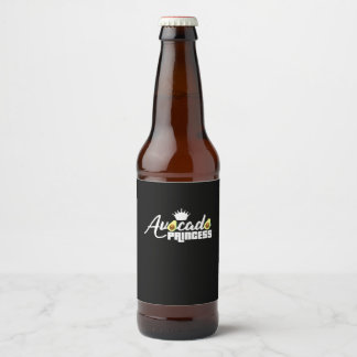 Étiquette Pour Bouteilles De Bière Princesse Avocado