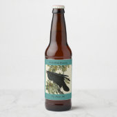 Étiquette Pour Bouteilles De Bière Raven (Devant)