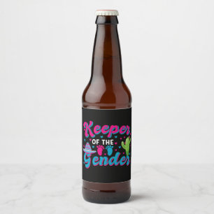 Étiquette Pour Bouteilles De Bière Révélation du sexe mexicain Cinq de Mayo Baby Show