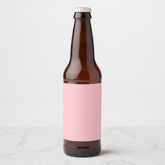 Étiquette Pour Bouteilles De Bière Rose (Devant)