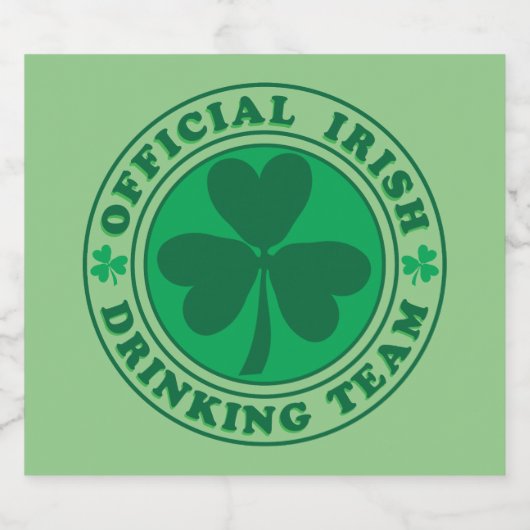 Étiquette Pour Bouteilles De Bière Saint Patrick's Day (Étiquettes simples)