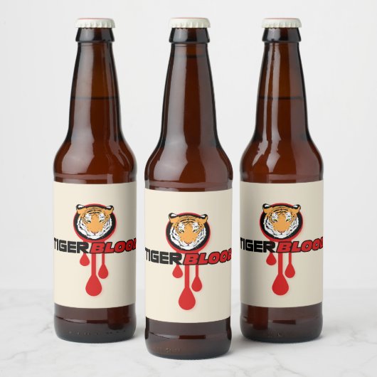 Étiquette Pour Bouteilles De Bière Sang de tigre (Bouteilles)