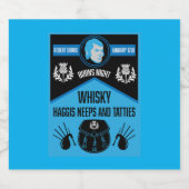 Étiquette Pour Bouteilles De Bière Scottish Burns Night Super (Étiquettes simples)