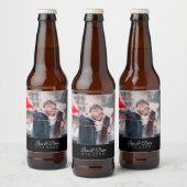 Étiquette Pour Bouteilles De Bière Simple mariage Modèle photo Faveur (Bouteilles)
