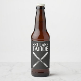 Étiquette Pour Bouteilles De Bière Skiing