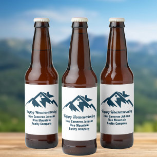 Étiquette Pour Bouteilles De Bière Société immobilière Mountain Marketing personnalis