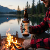 Étiquette Pour Bouteilles De Bière Sortir Pêcher Stout Bière Étiquette