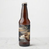 Étiquette Pour Bouteilles De Bière Sunset (Devant)