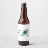 Étiquette Pour Bouteilles De Bière Symbole de l'Infinity (Devant)