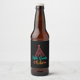 Étiquette Pour Bouteilles De Bière Teacher Art Tribe de 5e année