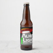 Étiquette Pour Bouteilles De Bière Tempête Alien 51 (Devant)