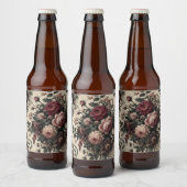 Étiquette Pour Bouteilles De Bière The Hanging Gardens of the Arcane – Gothic Floral (Bouteilles)