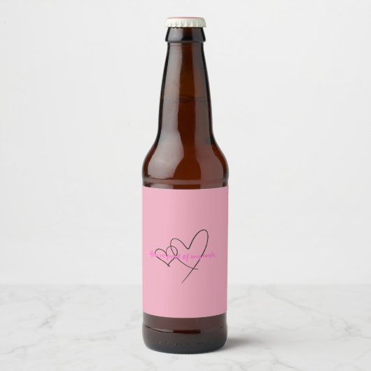 Étiquette Pour Bouteilles De Bière Toile Intérieure – L'art de la force cachée (Devant)