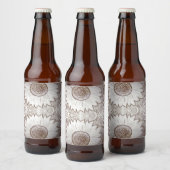 Étiquette Pour Bouteilles De Bière tournesol à la maison (Bouteilles)