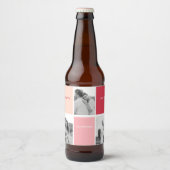 Étiquette Pour Bouteilles De Bière Trois photos | Bonne Saint Valentin (Devant)