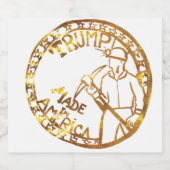 ÉTIQUETTE POUR BOUTEILLES DE BIÈRE TRUMP 2024 (Étiquettes simples)