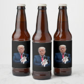 Étiquette Pour Bouteilles De Bière Trump 2024 Cat MAGA Funny Trump Cat (Bouteilles)