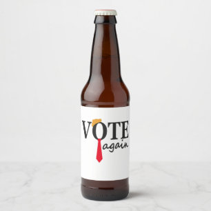 Étiquette Pour Bouteilles De Bière Trump 2024 Voter de nouveau cadeau patriotique amé