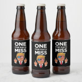 Étiquette Pour Bouteilles De Bière Trump Un Pour Chaque Miss (Bouteilles)
