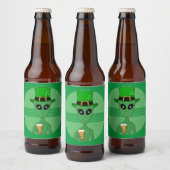 Étiquette Pour Bouteilles De Bière Un Alien de St. Patrick (Bouteilles)