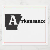 Étiquette Pour Bouteilles De Bière Un rkansauce (Étiquettes simples)