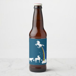 Étiquette Pour Bouteilles De Bière Unicorn origin
