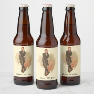 Étiquette Pour Bouteilles De Bière Uriah Heep par Kyd de David Copperfield de Dickens