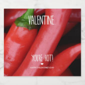 Étiquette Pour Bouteilles De Bière Valentine, tu as chaud ! (Étiquettes simples)