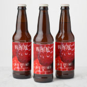 Étiquette Pour Bouteilles De Bière Valentine, tu es mignonne ! (Bouteilles)