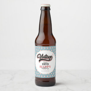 Étiquette Pour Bouteilles De Bière Vintage depuis - 1973