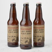 Vintage Dernier Rodéo Rustique Cow-boy Enterrement