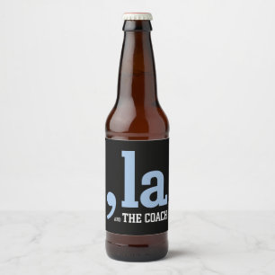 Étiquette Pour Bouteilles De Bière Virgule La Kamala Harris Tim Walz Entraîneur 2024