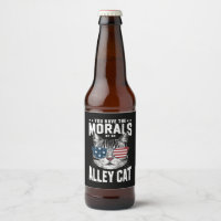 Vous avez la morale d'un chat de ruelle Blague drô