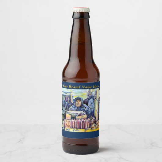 Étiquette Pour Bouteilles De Bière What I Saw (Devant)