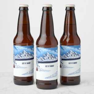 Étiquette Pour Bouteilles De Bière Winter Wonder