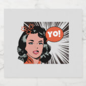 Étiquette Pour Bouteilles De Bière Yo ! Drôle (Étiquettes simples)