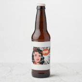 Étiquette Pour Bouteilles De Bière Yo ! Drôle (Devant)