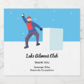 Étiquette Pour Bouteilles De Bière Yukigassen (Étiquettes simples)