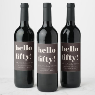 ÉTIQUETTE POUR BOUTEILLES DE VIN