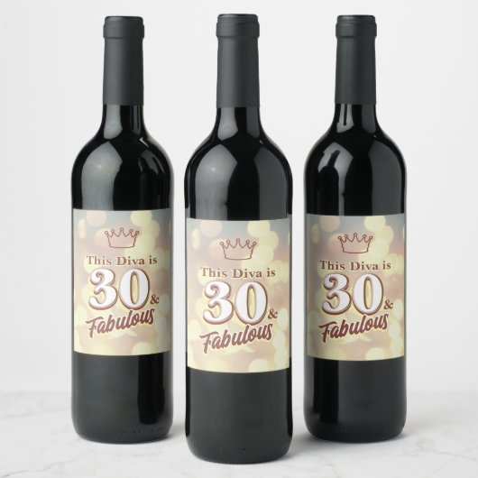 Étiquette Pour Bouteilles De Vin 30 et fabuleux (Bouteilles)