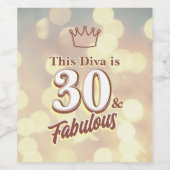 Étiquette Pour Bouteilles De Vin 30 et fabuleux (Étiquettes simples)