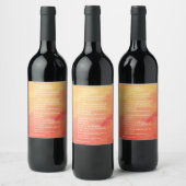 Étiquette Pour Bouteilles De Vin 3 Pour Sue (Bouteilles)